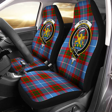 Newton Tartan Car Seat Cover with Family Crest One Size - Tartan Vibes Clothing