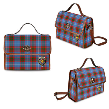 Newton Tartan Waterproof Canvas Bag with Family Crest