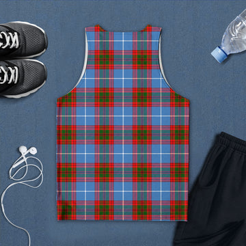 Newton Tartan Mens Tank Top with Family Crest - Tartan Vibes Clothing