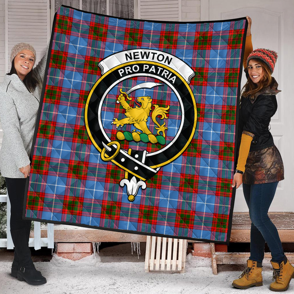 newton-tartan-quilt-with-family-crest
