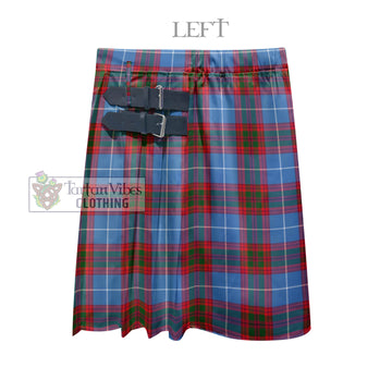 Newton Tartan Men's Pleated Skirt - Fashion Casual Retro Scottish Kilt Style