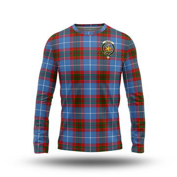 Newton Tartan Long Sleeve T-Shirt with Family Crest - Tartan Vibes Clothing