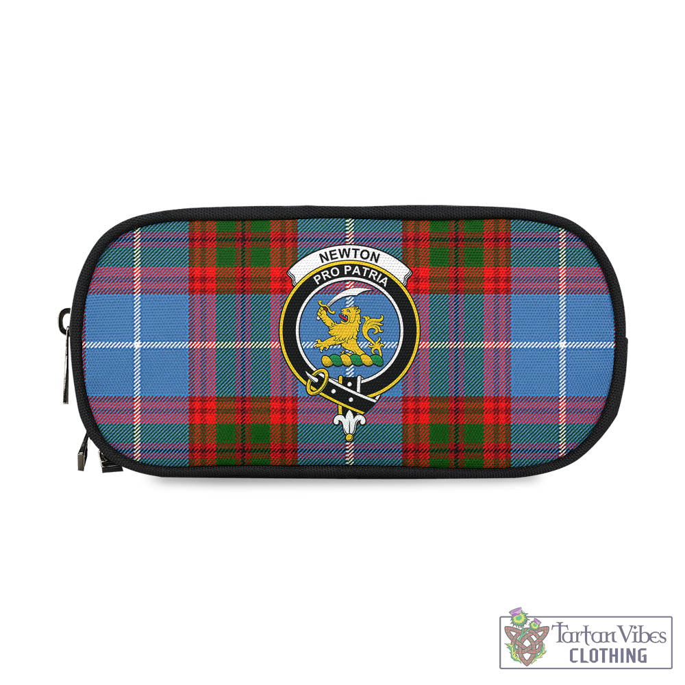 Newton Tartan Pen and Pencil Case with Family Crest - Tartan Vibes Clothing