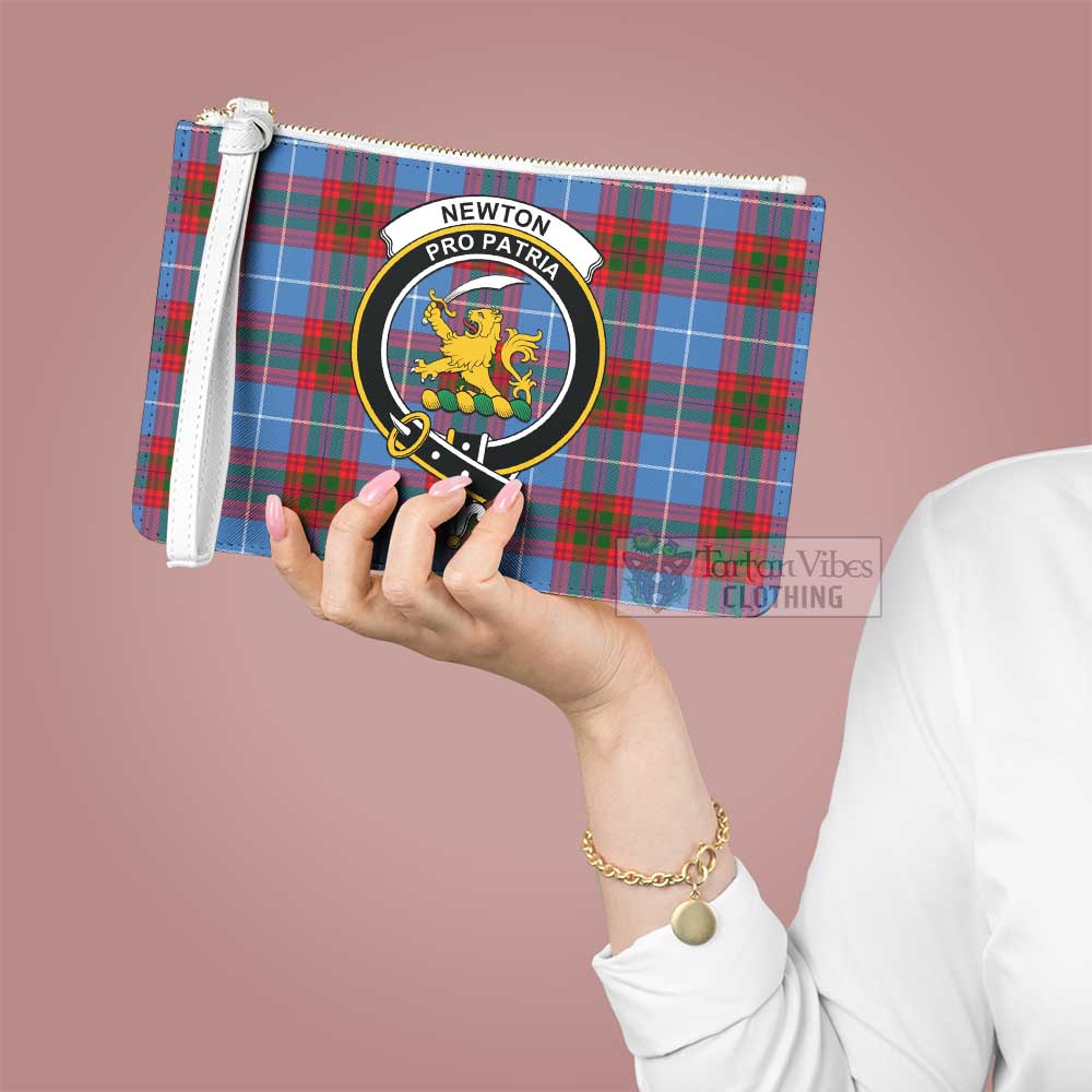 Tartan Vibes Clothing Newton Family Crest Tartan Clutch Bag