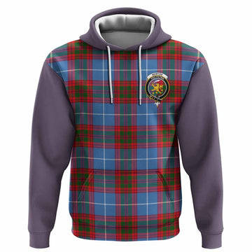 Newton Tartan Accent Hoodie with Family Crest