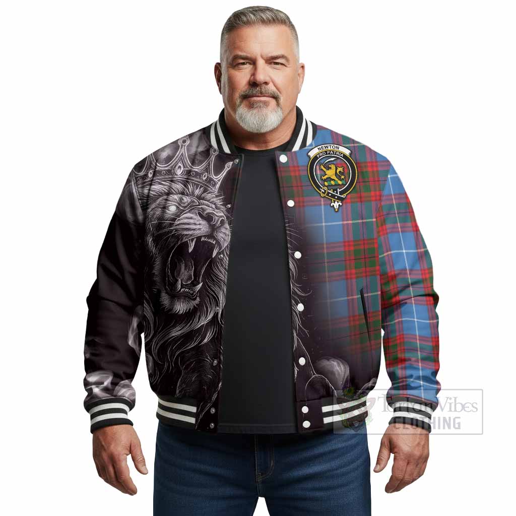 Newton Tartan Baseball Jacket Roaring Lion Heritage
