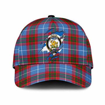 Newton Tartan Classic Cap with Family Crest In Me Style