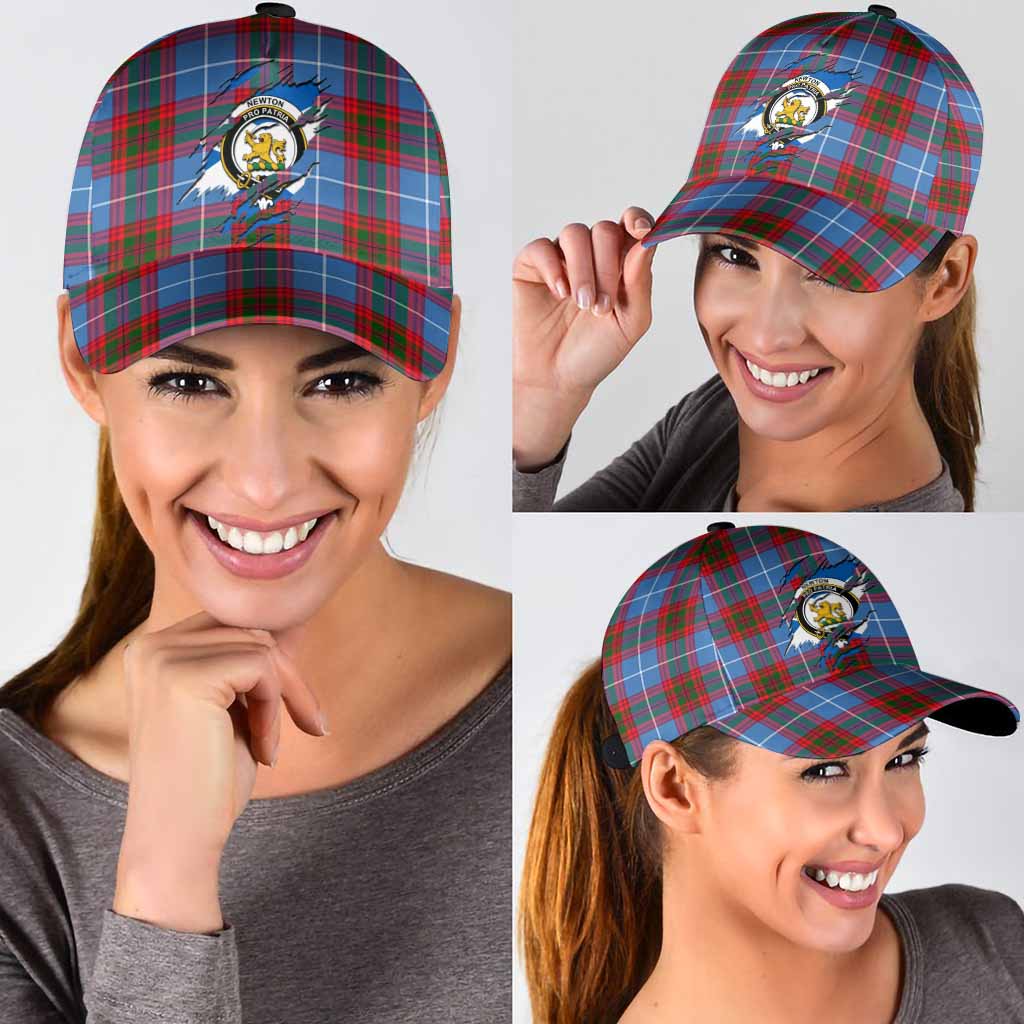Newton Tartan Classic Cap with Family Crest In Me Style