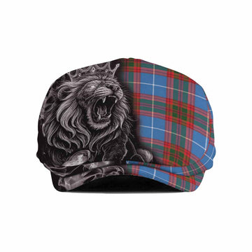 Newton Tartan Flat Cap, Jeff Cap Roaring Lion Heritage