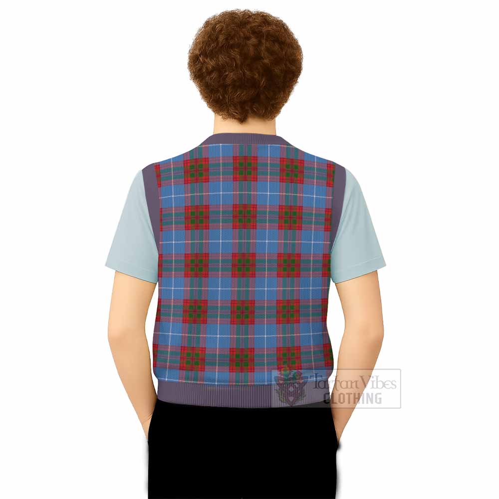 Newton Tartan Knitted V-Neck Vest - Tartan Vibes Clothing