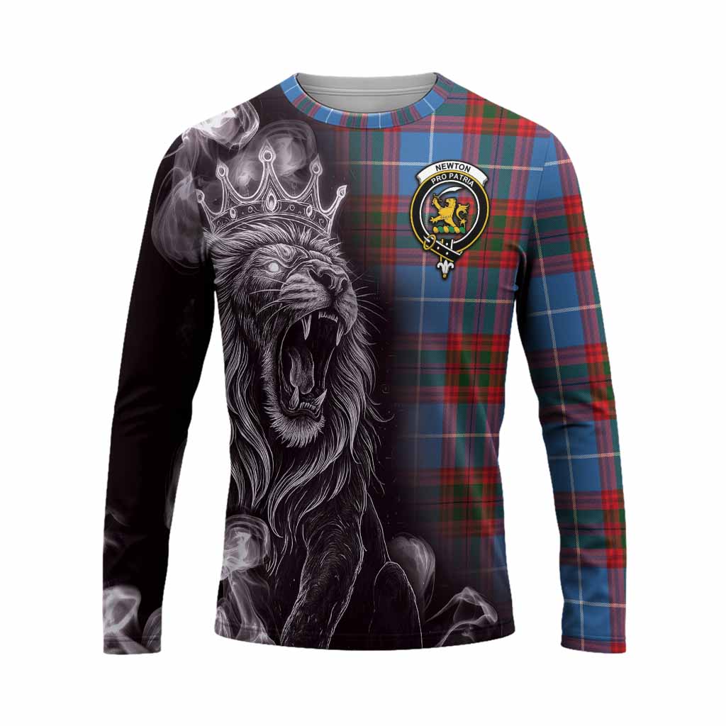 Newton Tartan Long Sleeve T-Shirt Roaring Lion Heritage