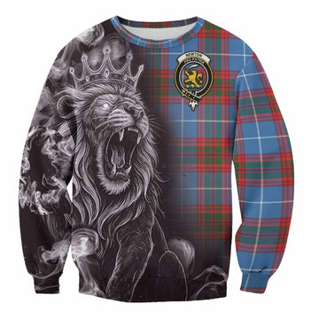 Newton Tartan Sweatshirt Roaring Lion Heritage