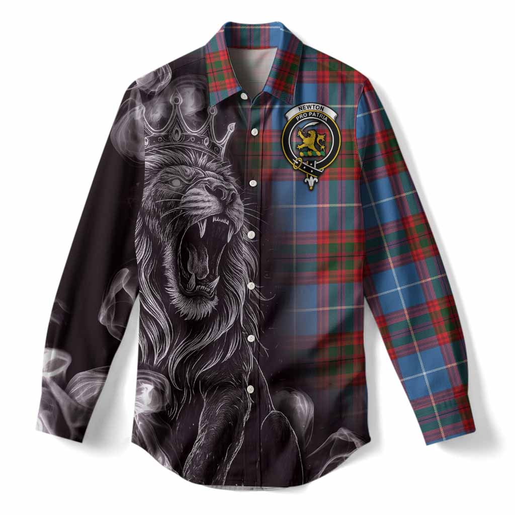 Newton Tartan Women Casual Shirt Roaring Lion Heritage