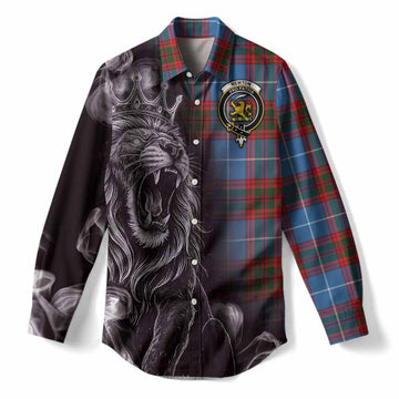 Newton Tartan Women Casual Shirt Roaring Lion Heritage