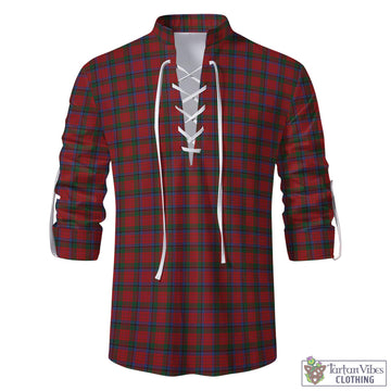 Tartan Vibes Clothing Nicolson Tartan Men's Scottish Traditional Jacobite Ghillie Kilt Shirt