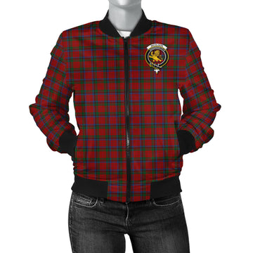 Nicolson Tartan Bomber Jacket with Family Crest