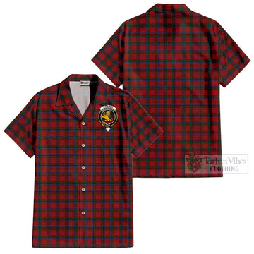 Nicolson Tartan Cotton Hawaiian Shirt with Family Crest Kid - Tartan Vibes Clothing