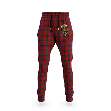 Nicolson Tartan Joggers Pants with Family Crest