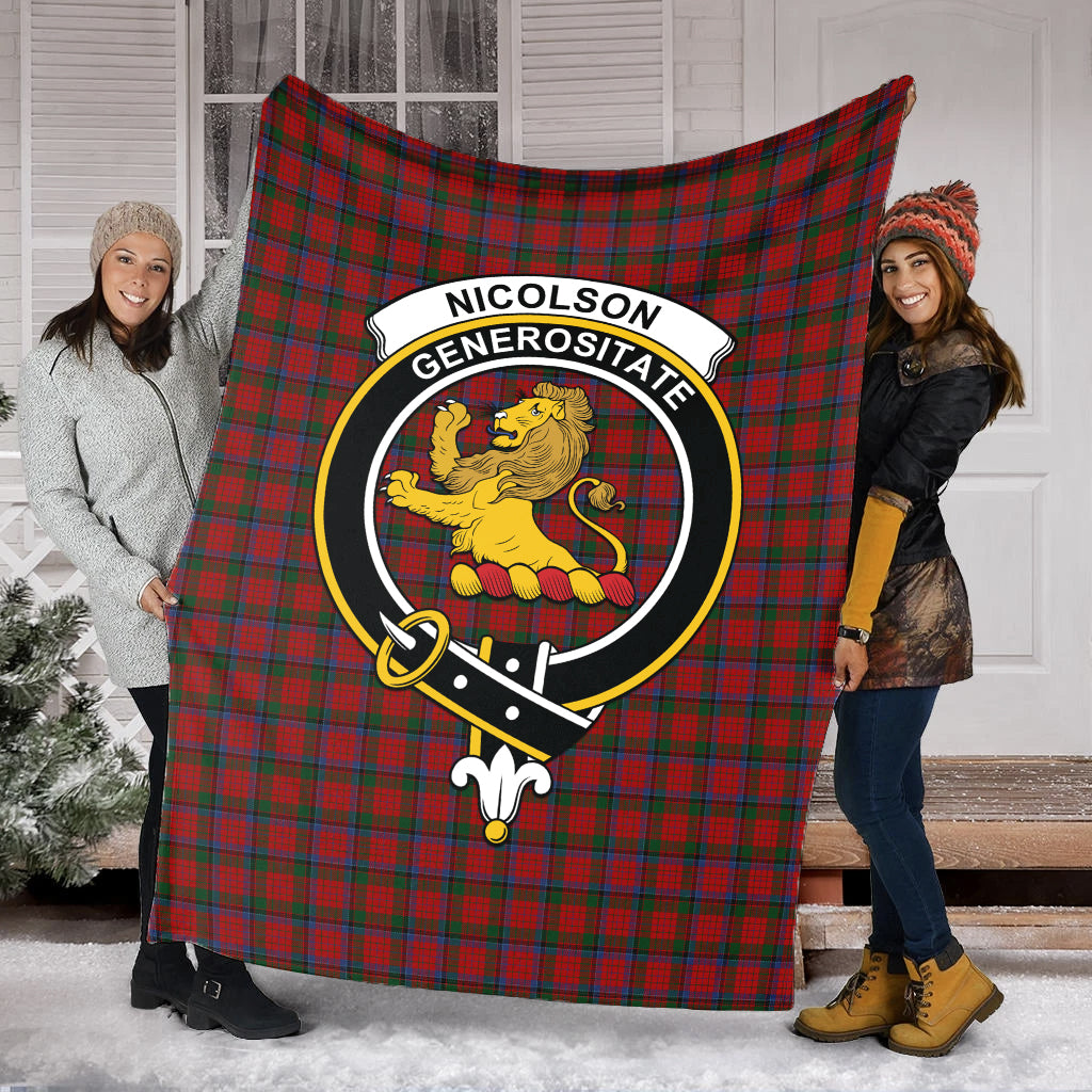 nicolson-tartab-blanket-with-family-crest