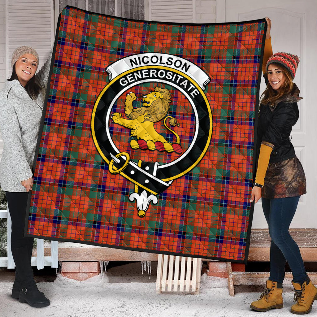 nicolson-ancient-tartan-quilt-with-family-crest