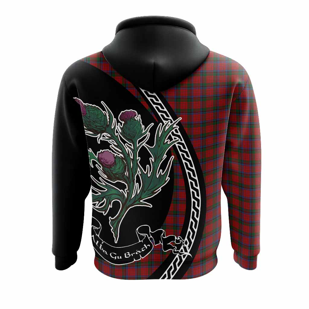 Nicolson Family Crest Tartan Hoodie Alba Thistle Inspired - Tartan Vibes Clothing