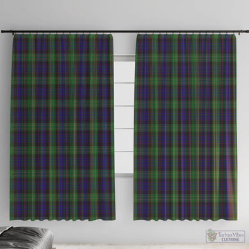 Nicolson Green Hunting Tartan Window Curtain