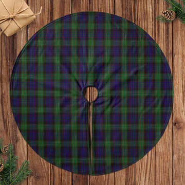 Nicolson Green Hunting Tartan Christmas Tree Skirt