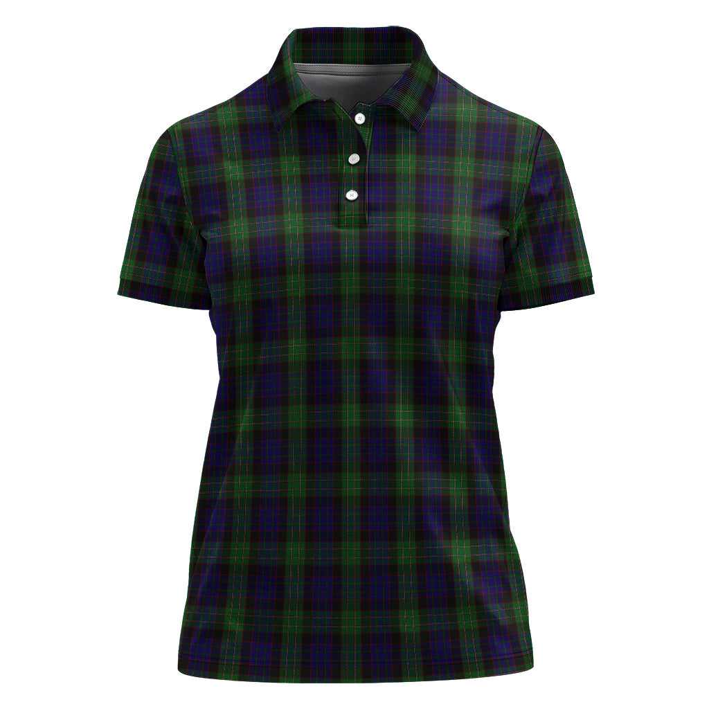 nicolson-green-hunting-tartan-polo-shirt-for-women