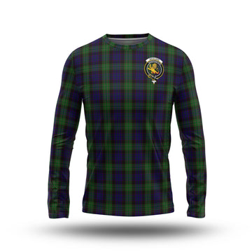 Nicolson Green Hunting Tartan Long Sleeve T-Shirt with Family Crest