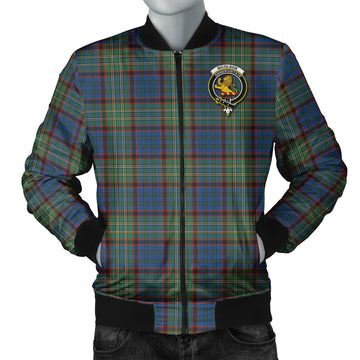 Nicolson Hunting Ancient Tartan Bomber Jacket with Family Crest