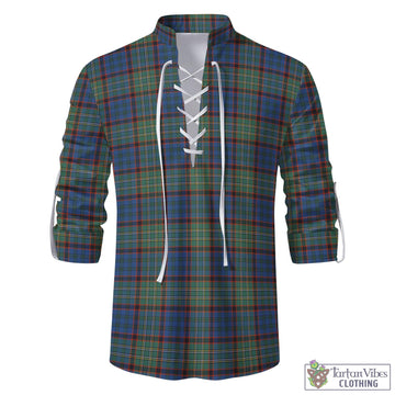 Nicolson Hunting Ancient Tartan Men's Scottish Traditional Jacobite Ghillie Kilt Shirt