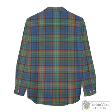 Nicolson Hunting Ancient Tartan Womens Casual Shirt with Family Crest