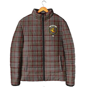 Nicolson Hunting Weathered Tartan Padded Jacket with Family Crest