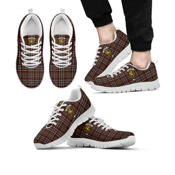 Nicolson Hunting Weathered Tartan Sneakers with Family Crest