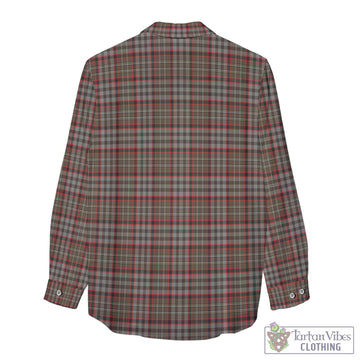 Nicolson Hunting Weathered Tartan Womens Casual Shirt with Family Crest