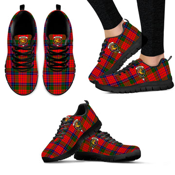 Nicolson Modern Tartan Sneakers with Family Crest