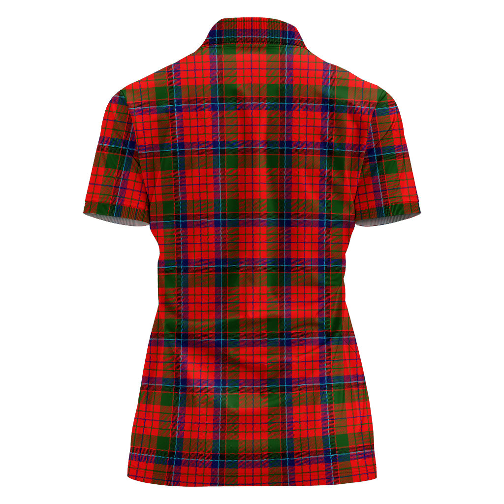 nicolson-modern-tartan-polo-shirt-with-family-crest-for-women