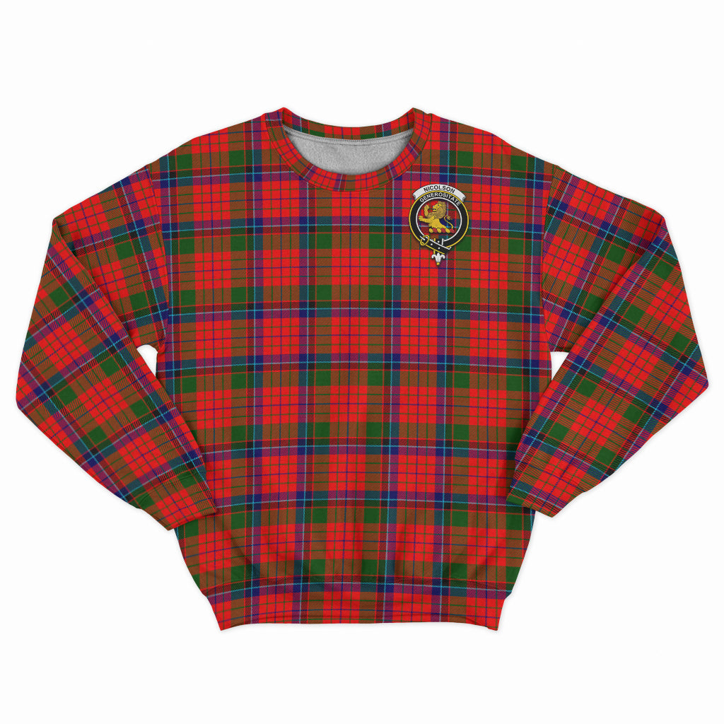nicolson-modern-tartan-sweatshirt-with-family-crest