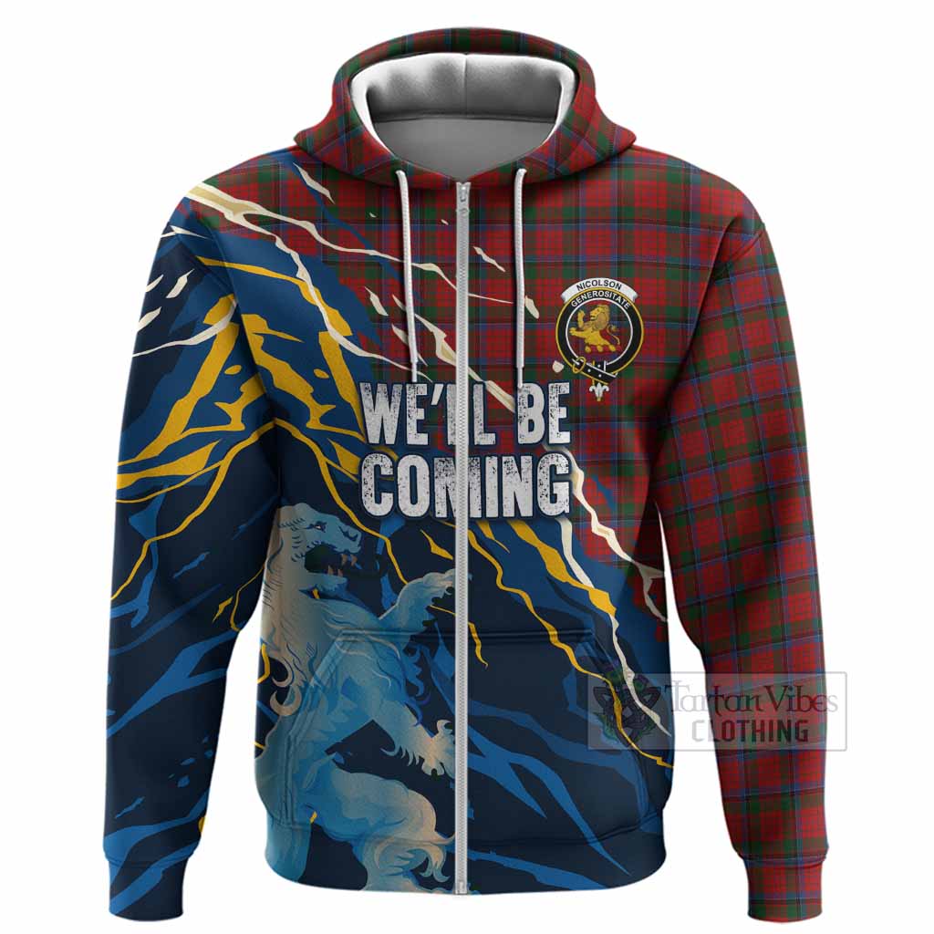 Nicolson Scotland Tartan Hoodie WC2026 Football - We'll Be Coming