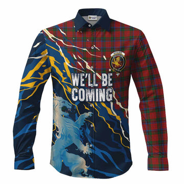 Nicolson Scotland Tartan Long Sleeve Button Shirts WC2026 Football - We'll Be Coming