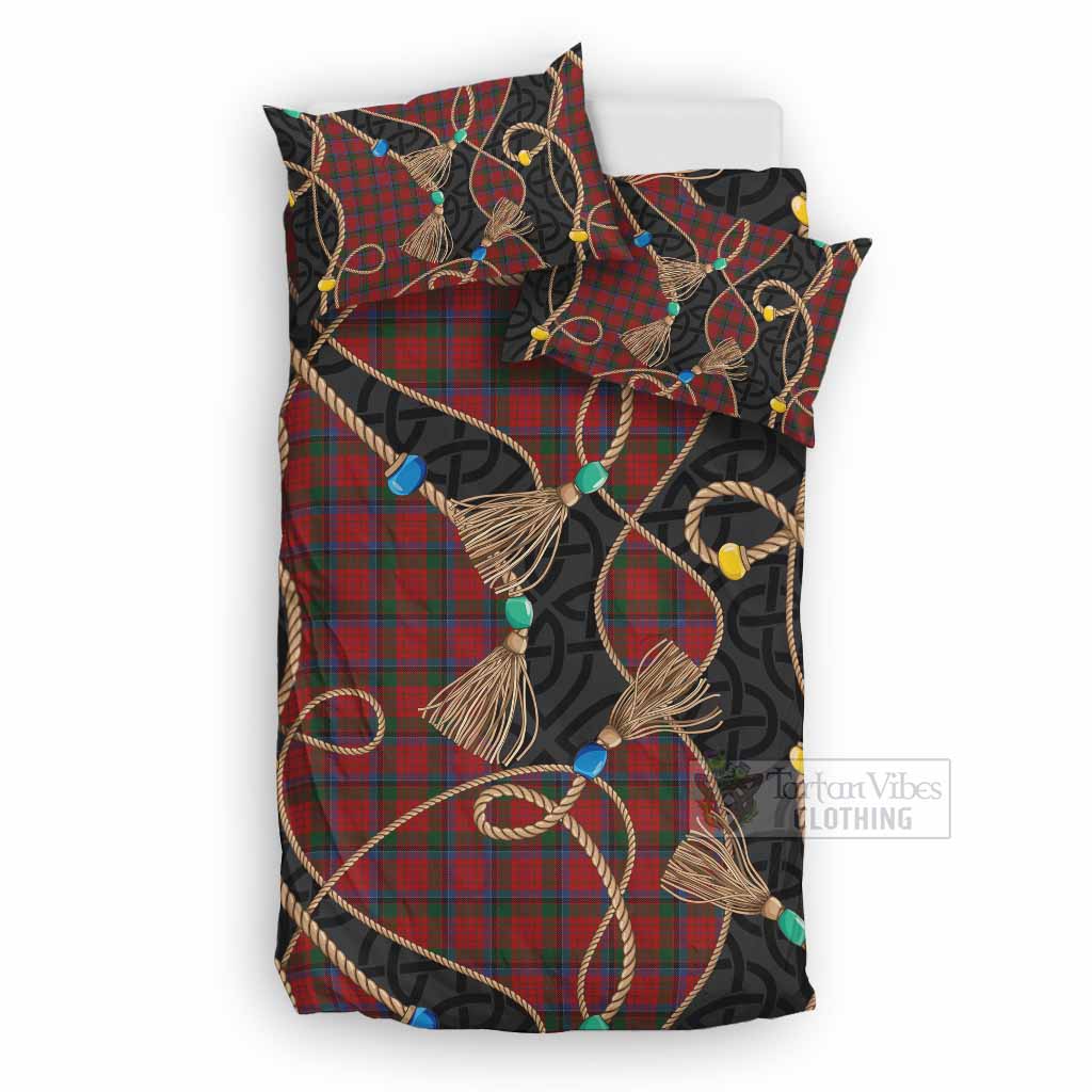 Nicolson Scottish Tartan Twisted Ropes Stylized Bedding Set UK Bedding Set UK Double 79*79 inch - Tartan Vibes Clothing