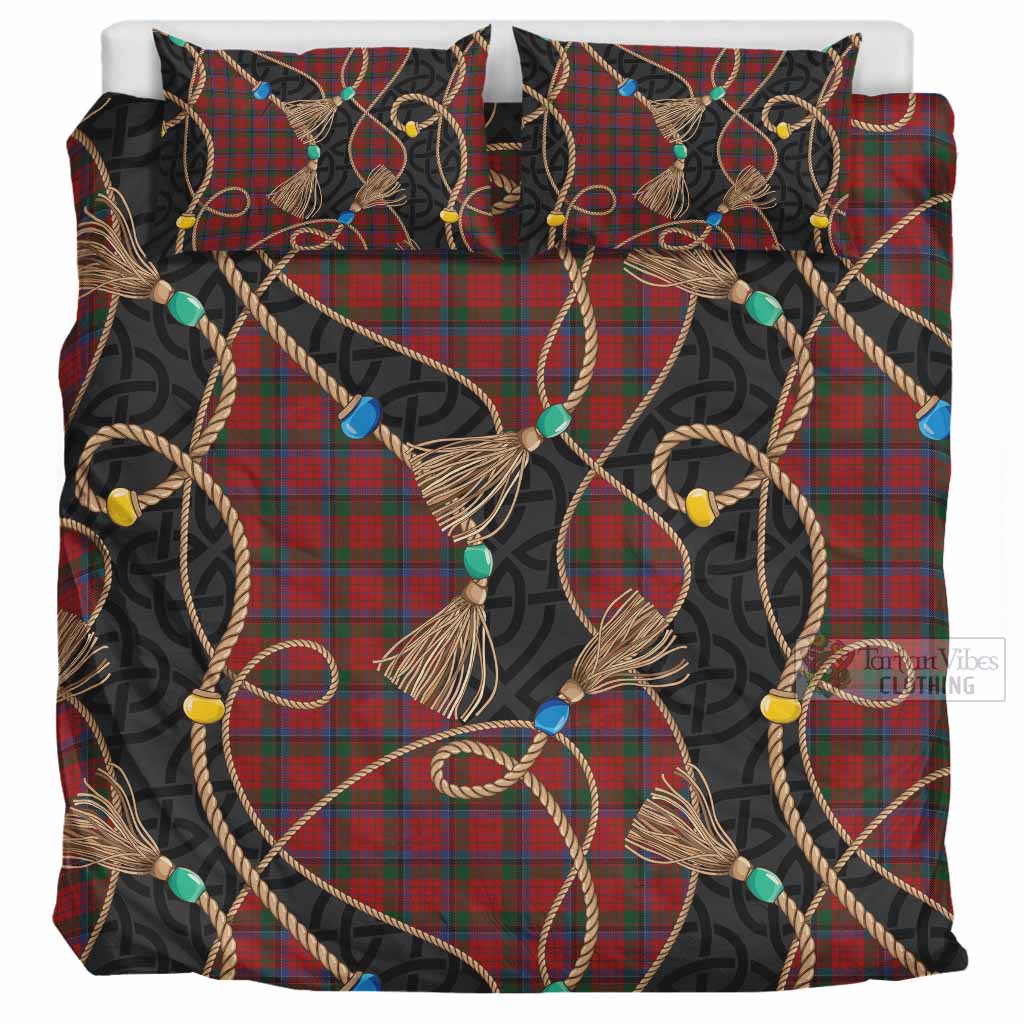 Nicolson Scottish Tartan Twisted Ropes Stylized Bedding Set UK Bedding Set UK Super King 104*94 inch - Tartan Vibes Clothing