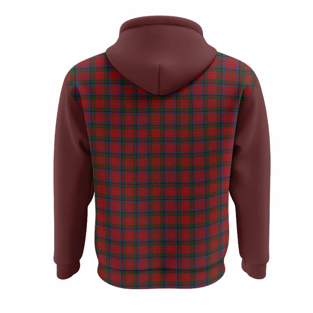 Nicolson Tartan Accent Hoodie with Family Crest