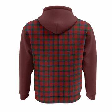 Nicolson Tartan Accent Hoodie with Family Crest