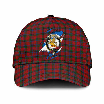 Nicolson Tartan Classic Cap with Family Crest In Me Style