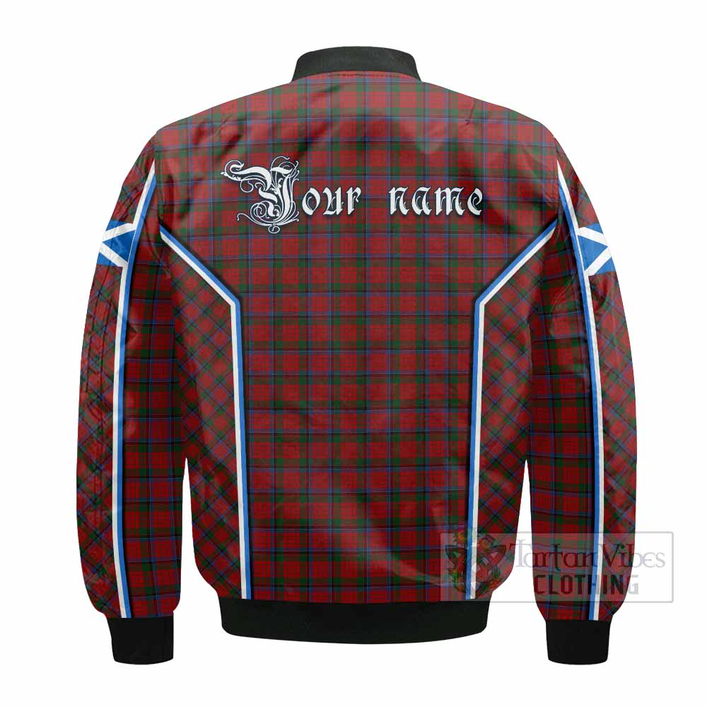 Nicolson Tartan Crest Bomber Jacket Scotland Coat of Arm Flag Style - Tartan Vibes Clothing