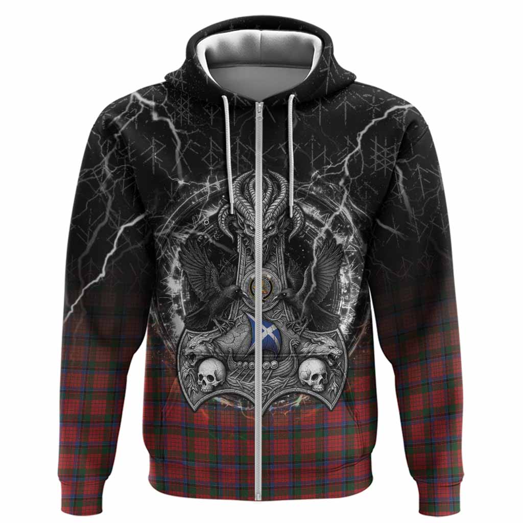 Nicolson Tartan Crest Hoodie Celtic Odin's Raven Legacy