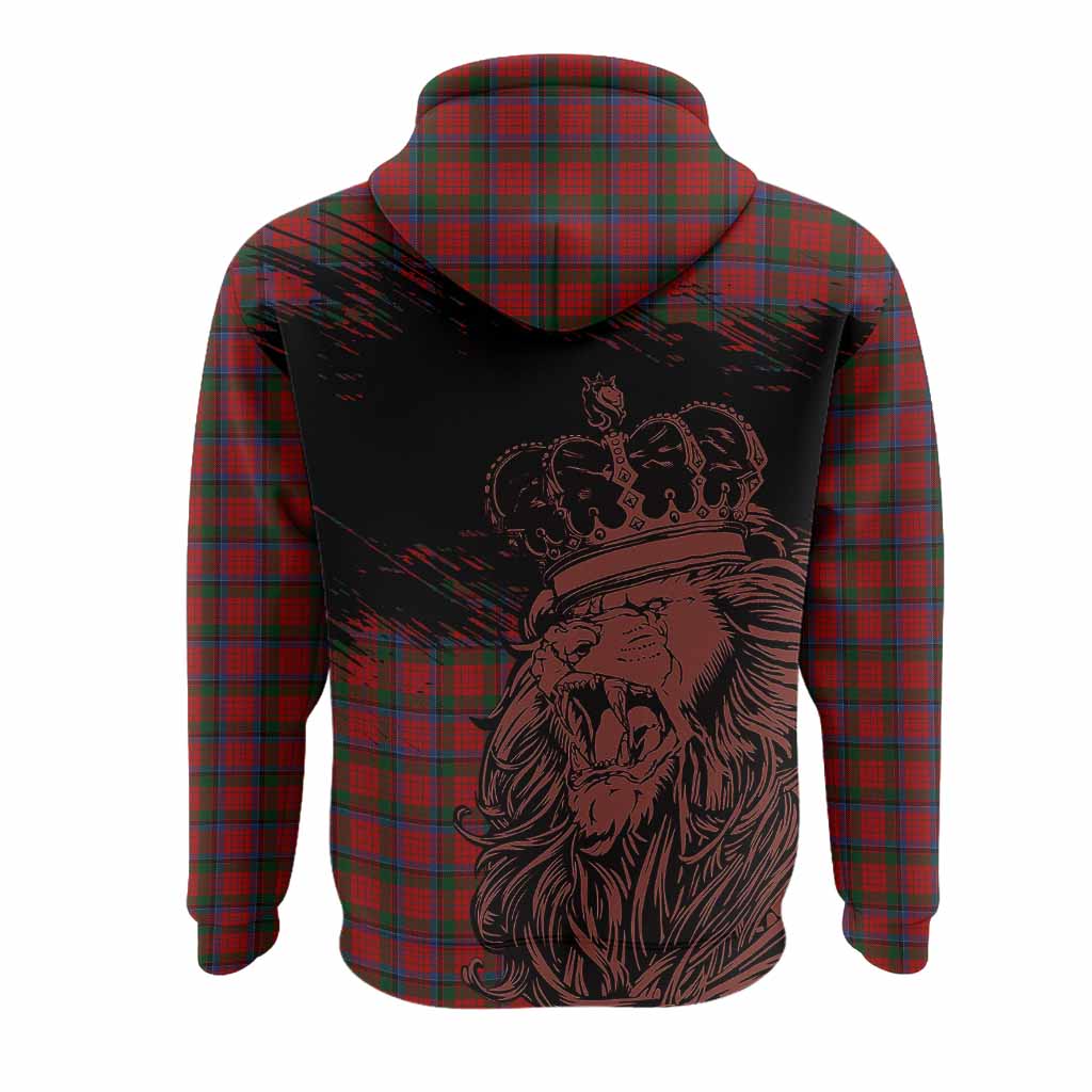 Nicolson Tartan Crest Hoodie Crowned Lion Heritage Style