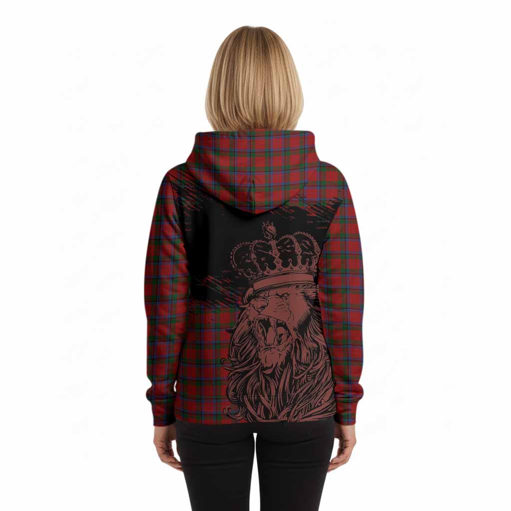 Nicolson Tartan Crest Hoodie Crowned Lion Heritage Style