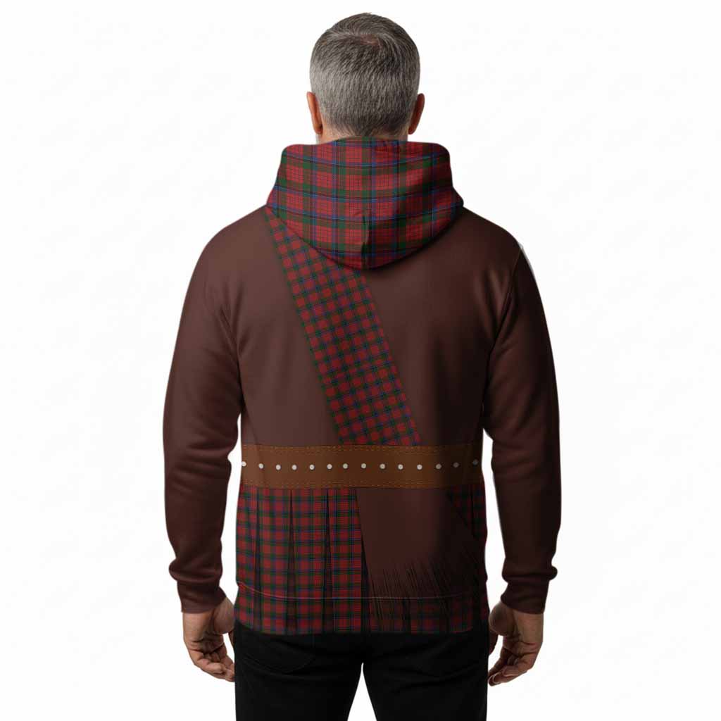 Nicolson Tartan Crest Hoodie Kilt Costume Style